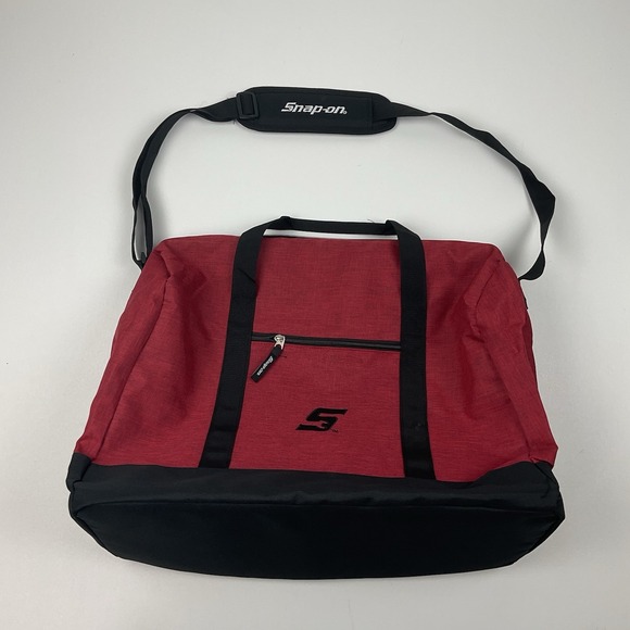 s-l1200.jpg Snap-On Tools Duffle Bag Red Black Promotional Gym Travel Essential‎ Gear